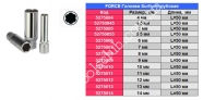FORCE Головка Surface глубокая 1/4", 11 мм, L=50 мм