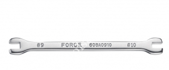 FORCE Ключ разрезной 4-гр. спицевые 09x10  L=130 мм