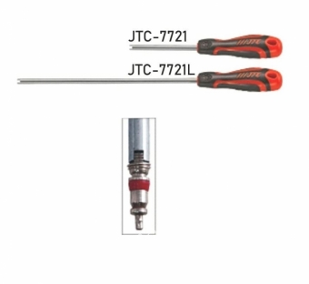 JTC Ключ для снятия и установки золотника ниппеля 4,5х160 мм с магнитом.