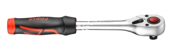 FORCE Трещотка с резиновой ручкой 1/2", (72 зуб.) L=260 мм
