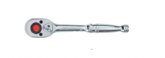 FORCE Трещотка с металлической, полированной ручкой 3/8", (24 зуб.) L=195 мм