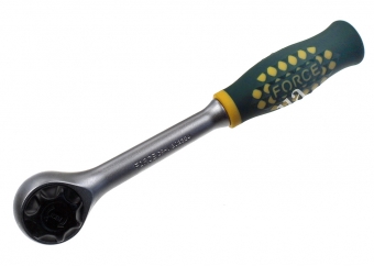 FORCE Трещотка с резиновой ручкой 3/8", (72 зуб.) L=190 мм