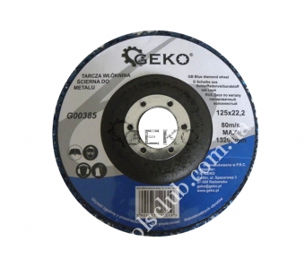 GEKO Круг абразивный обдирочный на фибровой основе 125 x 22,2mm