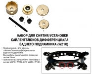 JTC Съемник втулок подрамника (MB W210, W203)