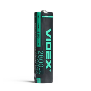 VIDEX Аккумулятор литий-ионный 18650-P(защита) 2800mAh color box/1шт VIDEX Аккумулятор литий-ионный 18650-P(защита) 2800mAh color box/1шт