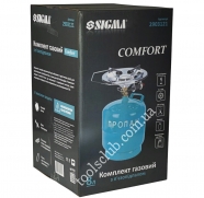 SIGMA Комплект газовый кемпинг с пьезоподжигом Comfort 8л