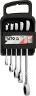 YATO Набор ключей накидных с трещоткой 5пр