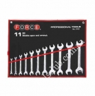 FORCE Набір ключів ріжкових 11 ін. 6х7 - 24х27мм.