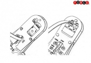 FORCE Клещи для обжима коннекторов витой пары RJ45,RJ8