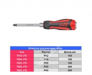 JTC Отвертка ударная крестовая PH3 х 250мм.