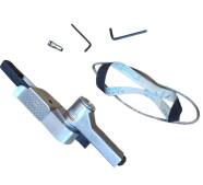 Пневматична стрічкова шліфувальна машина 10 мм x 330 мм.