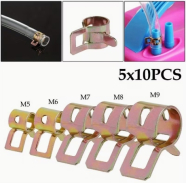 Набір пружинних хомутів 5,6,7,8,9мм 50шт
