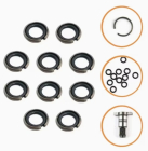 Стопорное кольцо для гайковерта 1/2" (резиновое+металлическое)