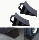 Упор под колесо (195x110x190мм) пластик, с ручкой, черные 2 шт.