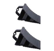 Упор под колесо (195x110x190мм) пластик, с ручкой, черные 2 шт.