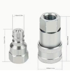 Быстросоединитель для гидроцилиндров 1/4" х 1/4"