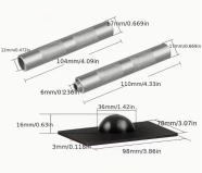 Набор инструментов для установки и снятия пружин верхнего клапана на мотоциклах