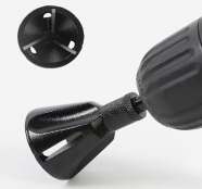 Насадка для снятия фаски заусенцев с напайкой 1/4" 5-25мм