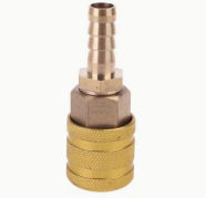 Наконечник быстроразъемный к пистолету для подкачки 6мм, латунь.