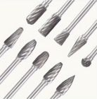 Набор твердосплавных борфрез для дерева и цветных металлов, ножка 3мм, H=40мм, 1