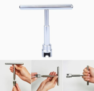 Т-образная ручка (пуллер) + комплект клеевых PDR грибков пластик 18шт