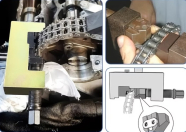 Комплект инструментов для работы с цепью ГРМ MB M271 M272 M273