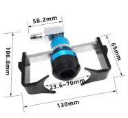 Адаптер для прокачки тормозной системы универсальный D=26 – 79 мм. ,до 3,5 бар.