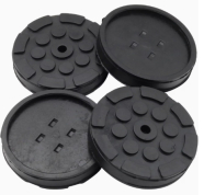 Резиновая подушка на автомобильный подъемник D=120мм с центральным отверстиям по