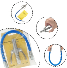 Насадка быстросъемная для смазочного шприца двухрычажная со шлангом.