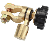 Выключатель массы аккумулятора. угловой 17мм (черный)