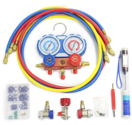 Устройство для заправки A/C кондиционеров хладагентом R134a, R22, с манометричес
