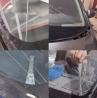 Струна з утримувачами та шило для заправки струни  для зрізання ущільнювачів скл