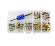 Набор клапанов для A/C кондиционера с ключом 40 ед.