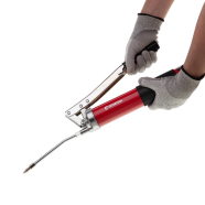 INTERTOOL  Шприц для змащування, двоплунжерний, 500 см³, з гнучким шлангом, 400