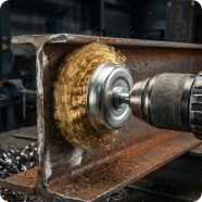 INTERTOOL Набор проволочных щеток для дрели, 3 ед. (50, 50, 30 мм), латунное пок