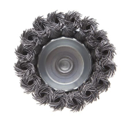 INTERTOOL Щетка чашечная, 75 мм, 1/4", пучки крученой проволоки, для дрели, 4500