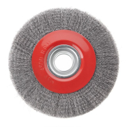 INTERTOOL Щітка кільцева, 200*32 мм, кручений дріт, 4500 об/хв