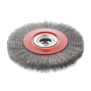 INTERTOOL Щітка кільцева, 200*32 мм, кручений дріт, 4500 об/хв