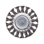 INTERTOOL Щетка кольцевая 100 мм для дрели, 1/4" (пучки витой проволоки)