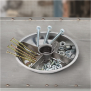 INTERTOOL Тарілка магнітна 4 секції, 148х25 мм.