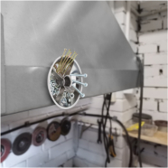 INTERTOOL Тарілка магнітна 4 секції, 148х25 мм.