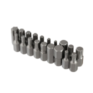 INTERTOOL Набор звезд и шестигранников STORM, Cr-V, 40 ед. (TORX, HEX, SPLINE)