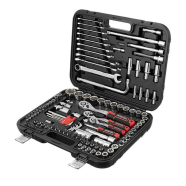 INTERTOOL Набір інструментів STORM 126 од., 1/2", 3/8" і 1/4", Cr-V