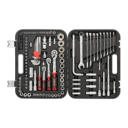 INTERTOOL Набір інструментів STORM 126 од., 1/2", 3/8" і 1/4", Cr-V