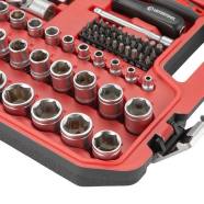 INTERTOOL Набір інструментів 72 од., 1/2" і 1/4"