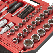 INTERTOOL Набір інструментів 72 од., 1/2" і 1/4"