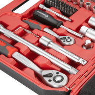 INTERTOOL Набір інструментів 72 од., 1/2" і 1/4"