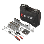INTERTOOL Набор инструментов 1/2" & 1/4" 110ед