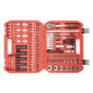 INTERTOOL Набор инструментов 1/2" & 1/4" 111ед, IMPACT Cr-V головки удлиненные 1