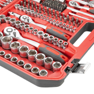 INTERTOOL Набір інструментів 1/2" & 3/8" & 1/4" 222од
